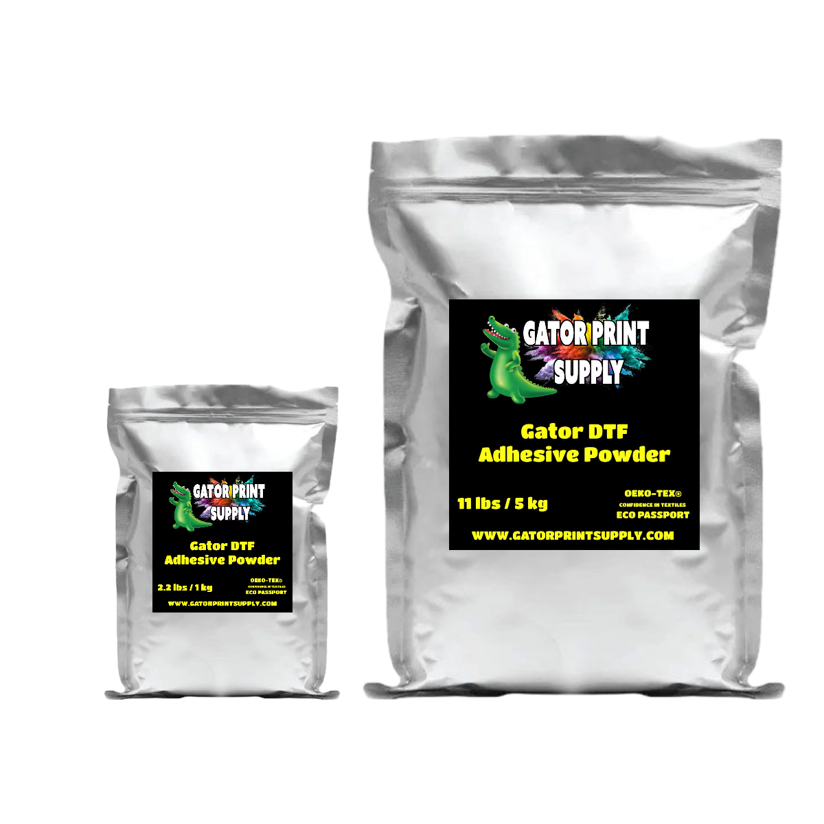 dtf powder bags for apparel printing