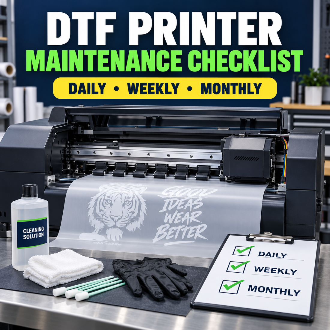 DTF printer maintenance guide 