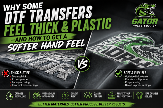how to print soft and thin DTF transfer guide