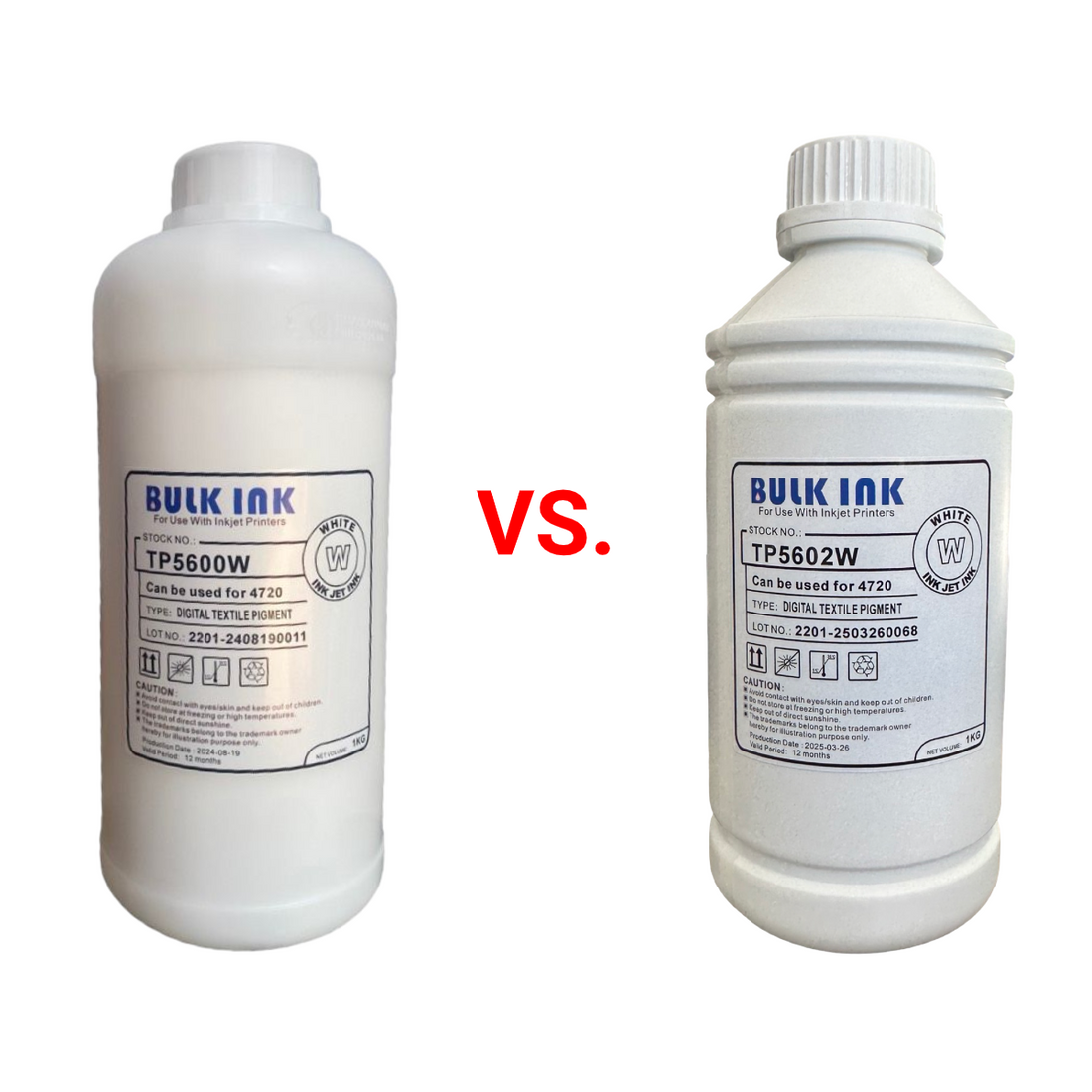 inkbank 5600 and 5602 ink comparison