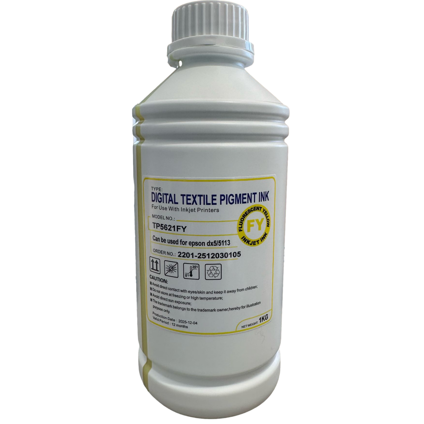 dtf fluorescent yellow ink bottle