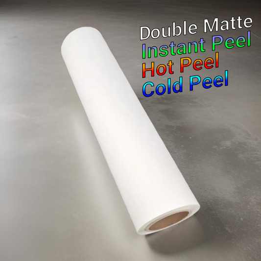 24 inch double matte instant peel dtf film paper