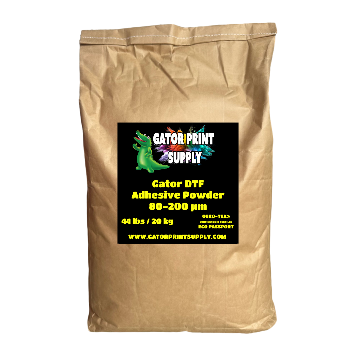 20 kilogram bag of medium DTF powder